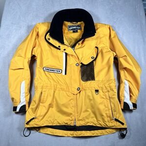 Vintage 90s Obermeyer Sport Ski Jacket Women 10 Breathable Removable Hood-Pocket
